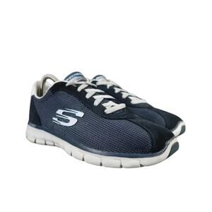 Skechers Shoes Womens 8.5 Athletic Trainers Lite Weight Flex Sole Comfort Active